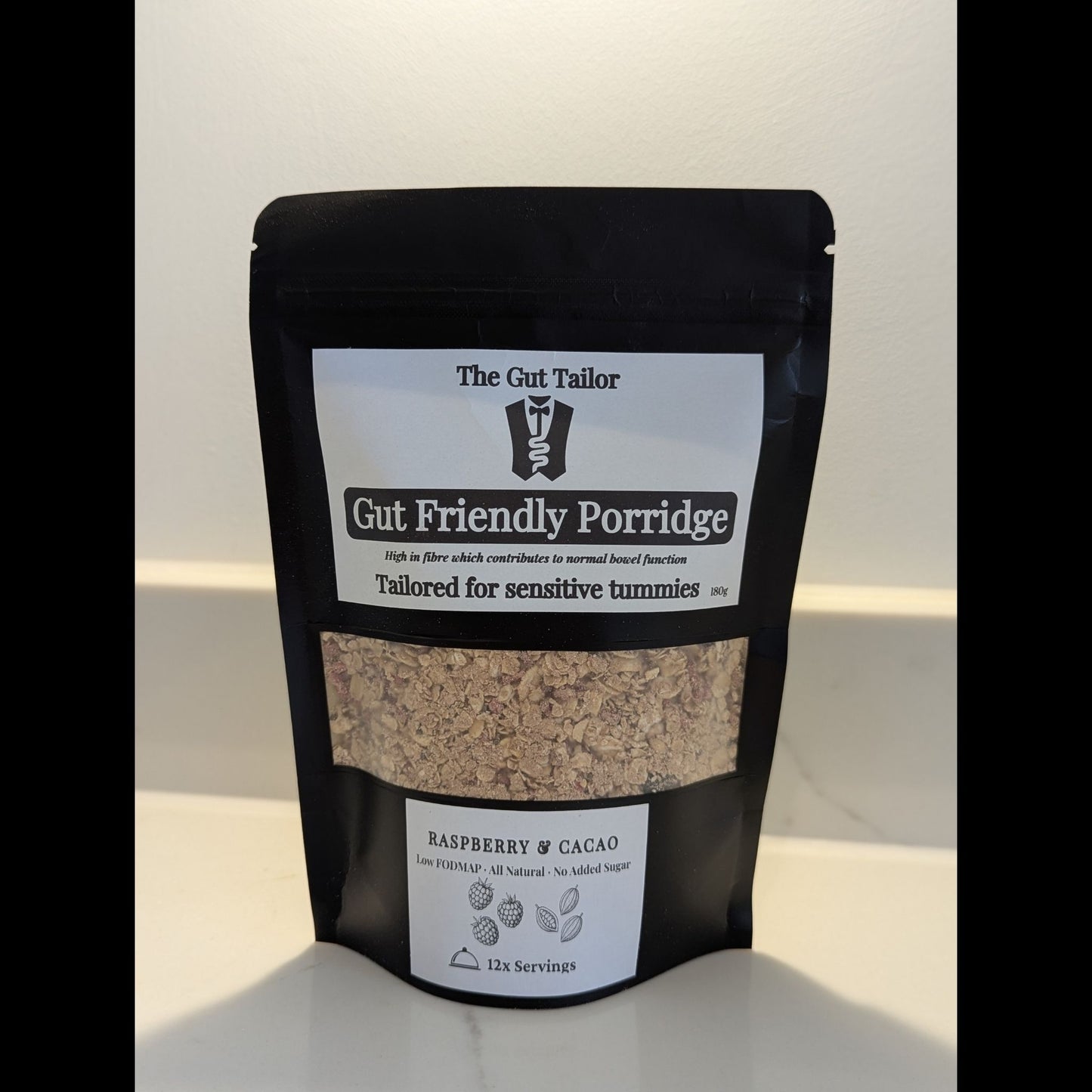Bloating friendly IBS Friendly sensitive tummies high fibre porridge gut healthy breakfast