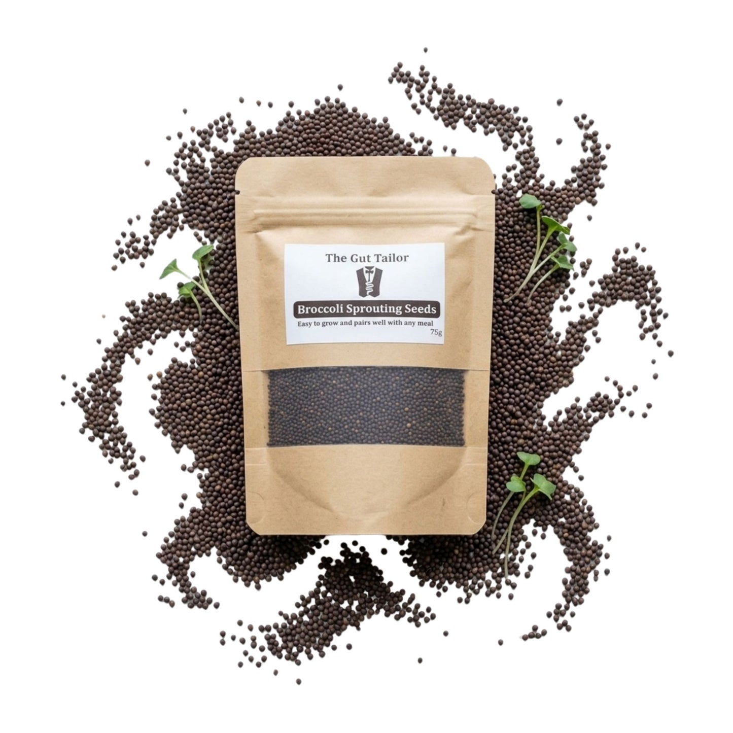 Broccoli Sprouts UK | 3x 75g (225g) | Grow Your Own at Home with Sprouting Seeds
