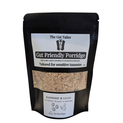 Bloating friendly IBS Friendly sensitive tummies high fibre porridge gut healthy breakfast