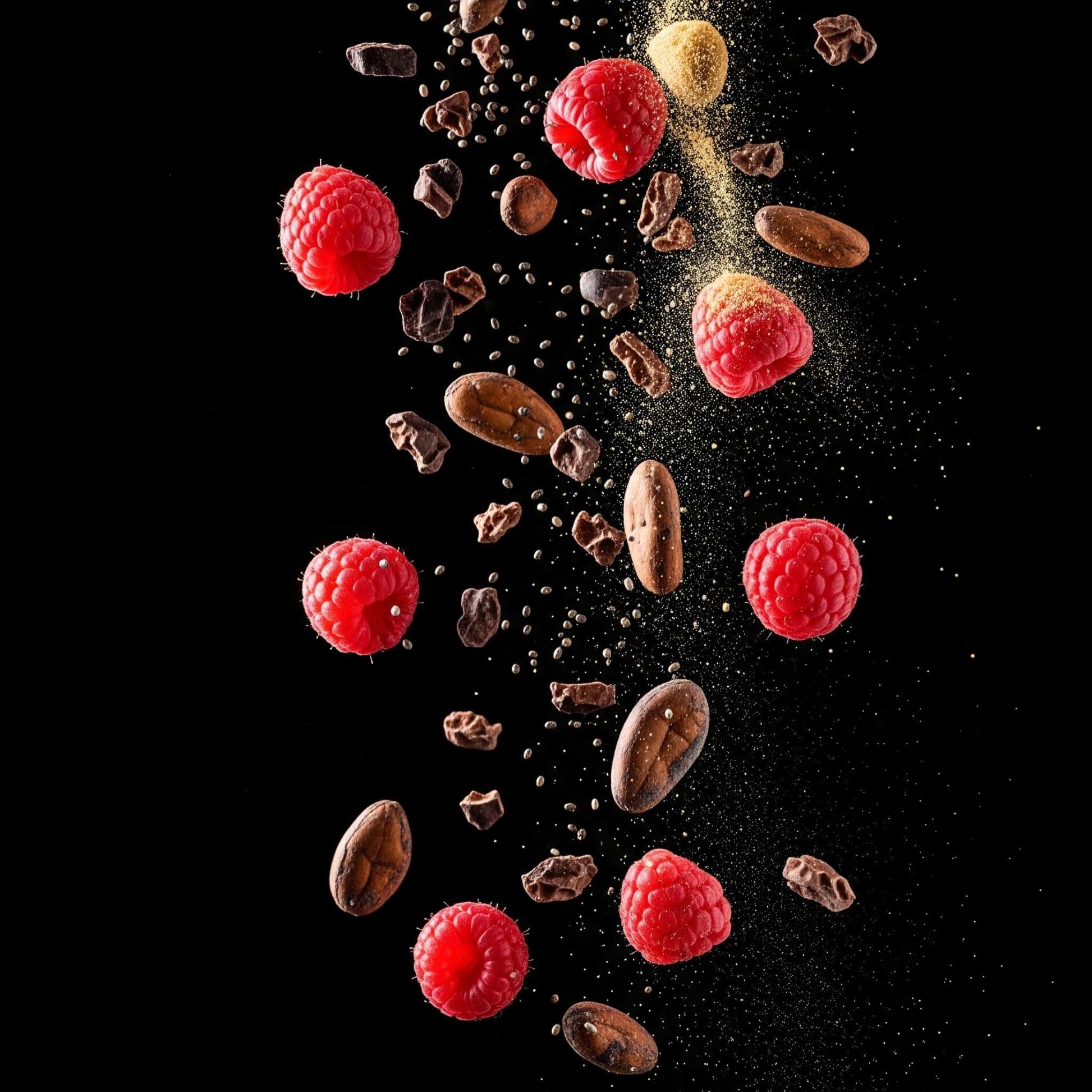 Gut Friendly for sensitive tummies IBS Friendly Bloating remedy breakfast Raspberry & cacao