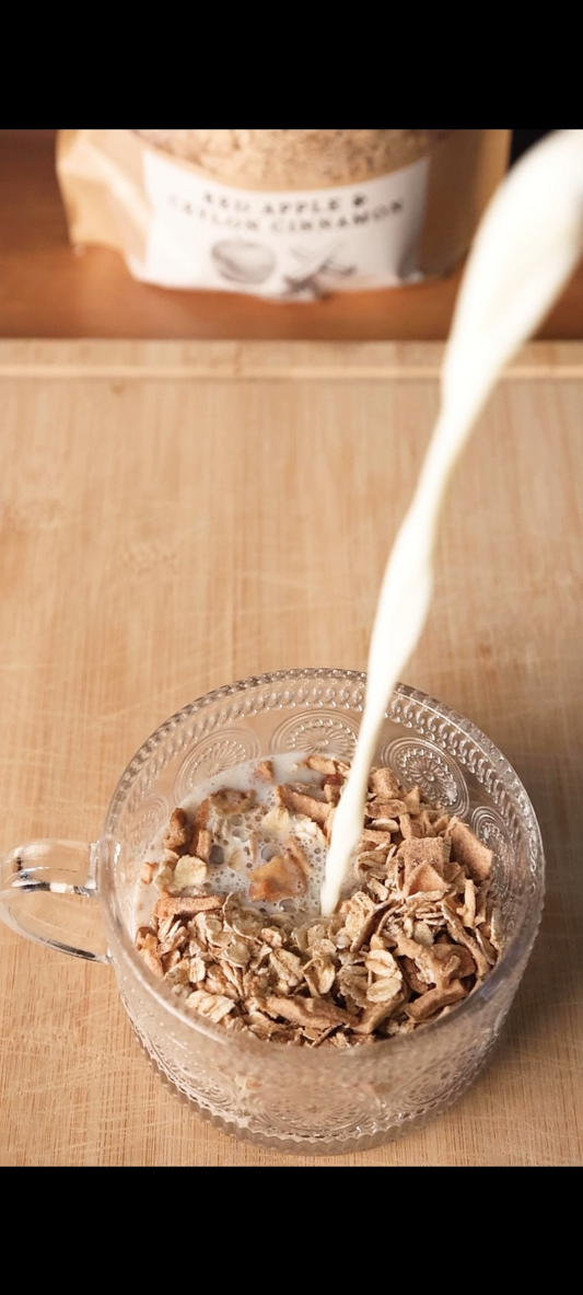 Apple & Cinnamon Porridge with Added Fibre (12 portions)