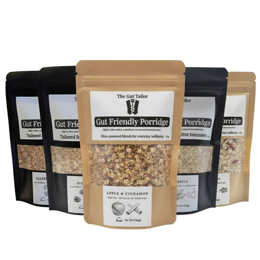 Selection of 5 gut friendly porridge recipes