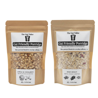 Taster Pack of Gut Friendly High Fibre Porridge Breakfast from The Gut Tailor 