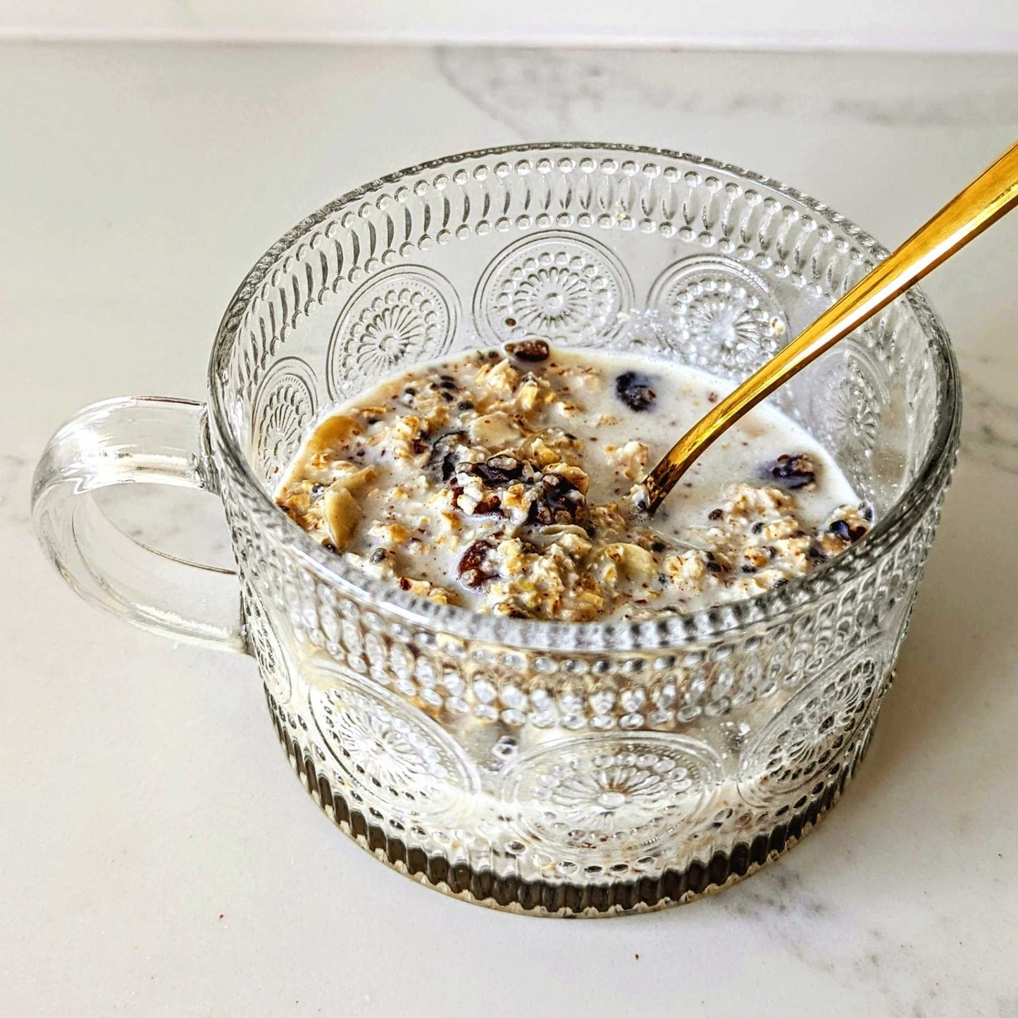 Walnuts Almonds Porridge Gut Healthy IBS Friendly Low FODMAP Breakfast